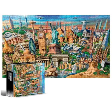 PUZZLE 1500 PCS - POINT DE REPERE DU MONDE