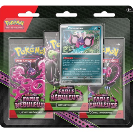 POKEMON EV65 3 PACK CARTE PROMO PECHAMINUS Q3 24