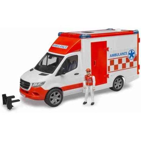 VEHICULE AMBULANCE MERCEDES BENZ SPRINTER AVEC CONDUCTEUR ET