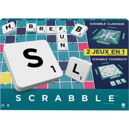 SCRABBLE CLASSIQUE 2 EN 1