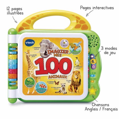 MON IMAGIER BILINGUE - 100 ANIMAUX