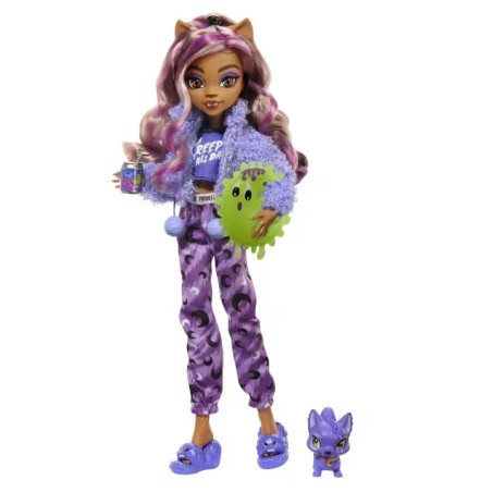 MONSTER HIGH - COFFRET SOIREE PYJAMA CLAWDEEN WOLF