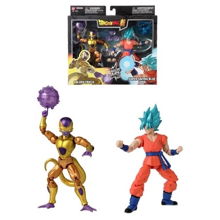 DB FIGURINE DRAGON STARS 17 CM - BATTLE PACK - GOLDEN FRIEZA VS SSB GOKU