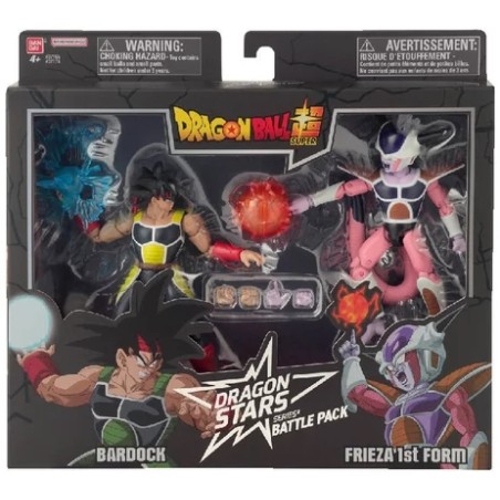 DB FIGURINE DRAGON STARS 17 CM - BATTLE PACK - BARDOCK VS FRIEZA 1ST FORM