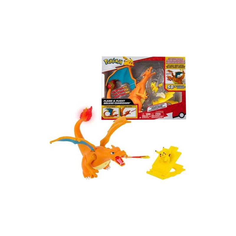 POK DRACAUFEU INTERACTIF ET SA FIGURINE PIKACHU