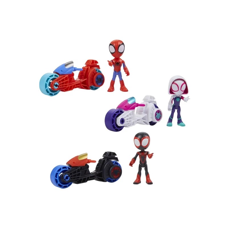 SPIDEY FIGURINE PLUS MOTO