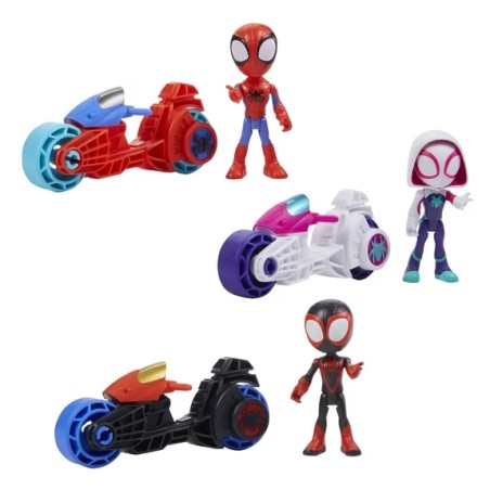 SPIDEY FIGURINE PLUS MOTO