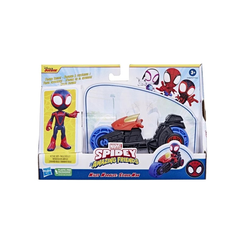 SPIDEY FIGURINE PLUS MOTO