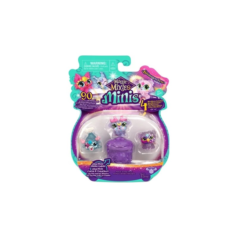 PACK 4 FIGURINES MINIS - MAGIC MIXIES