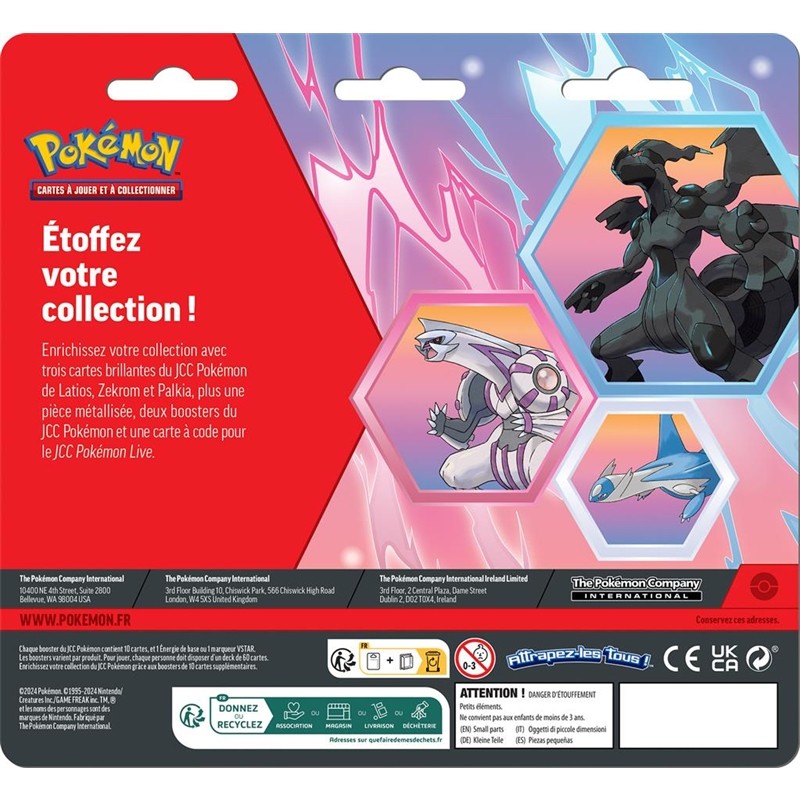 POKEMON PACK 2 BOOSTERS OCTOBRE 2024 BLISTER