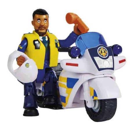 MOTO POLICE PLUS 1 FIGURINE SAM LE POMPIER