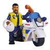 MOTO POLICE PLUS 1 FIGURINE SAM LE POMPIER