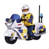 MOTO POLICE PLUS 1 FIGURINE SAM LE POMPIER