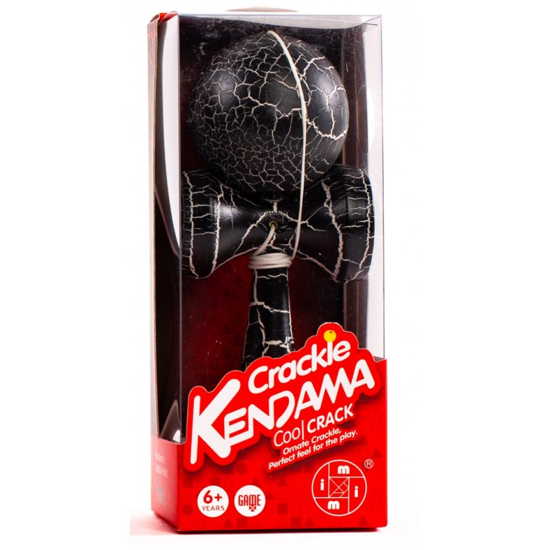 KENDAMA CRACKLE BOULE 6 CM BLANC