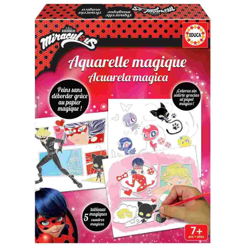 AQUARELLE MAGIQUE MIRACULOUS LADYBUG