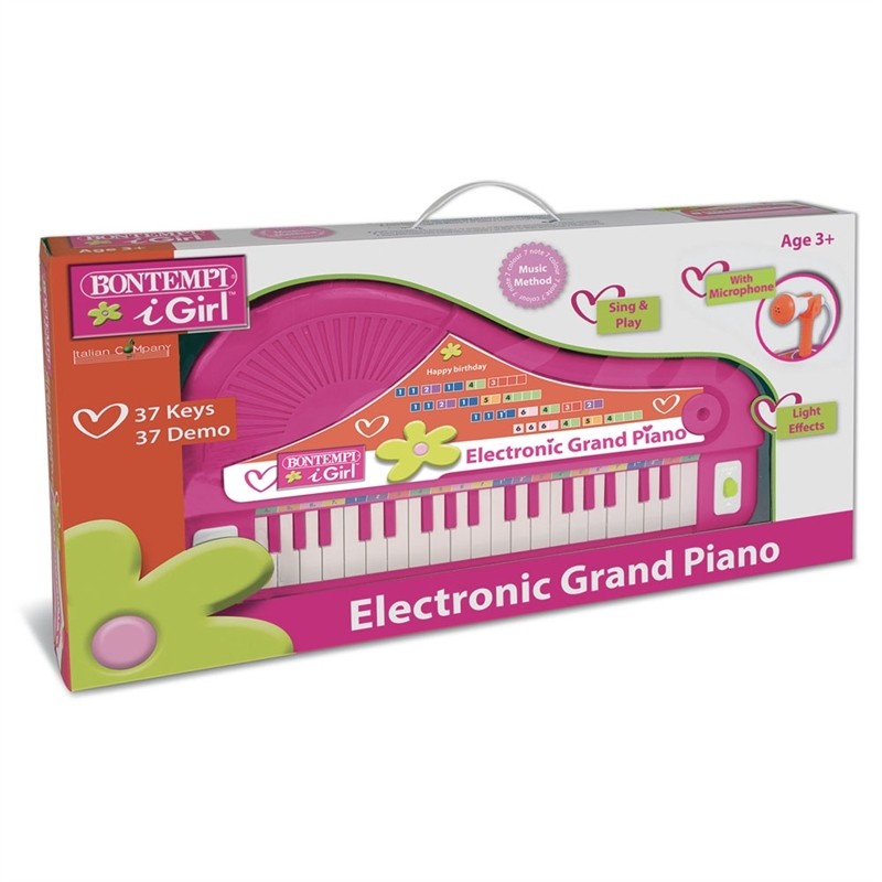 LITTLE PIANO PINK WITH MICROPHONE