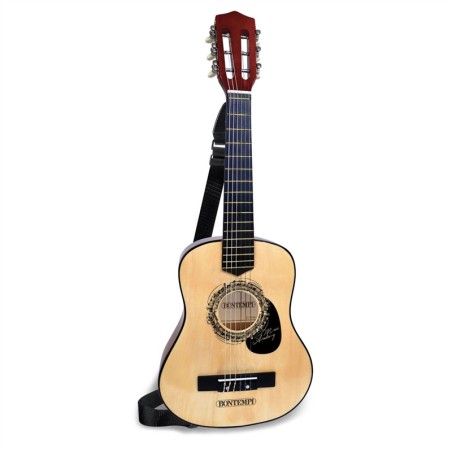 WOODEN GUITAR 75 CM W-SHOULDER STRAP