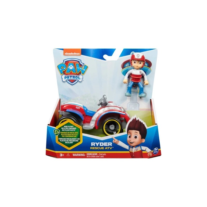 VEHICULE PLUS FIGURINE RYDER LA PAT PATROUILLE