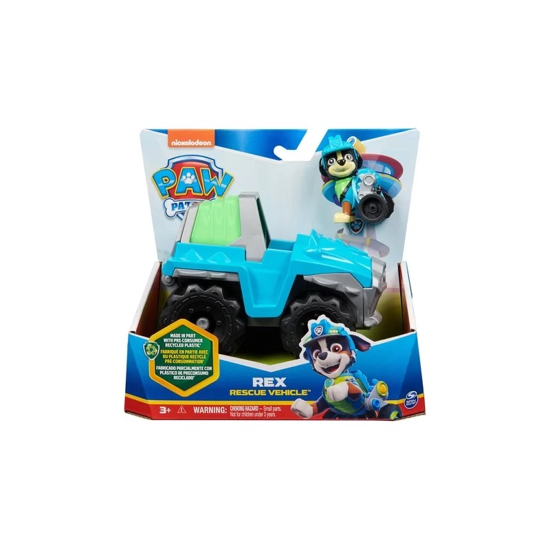 VEHICULE PLUS FIGURINE REX LA PAT PATROUILLE