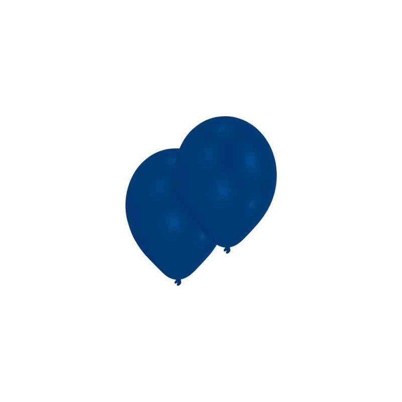 10 BALLONS LATEX STANDARD BLEU 27 5 CM - 11