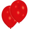 10 BALLONS LATEX STANDARD ROUGE 27 5 CM - 11