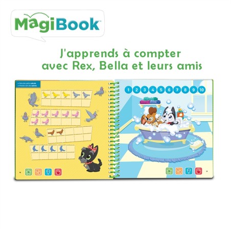 MAGIBOOK - J APPRENDS A COMPTER AVEC REX BELLA ET LEURS AMIS