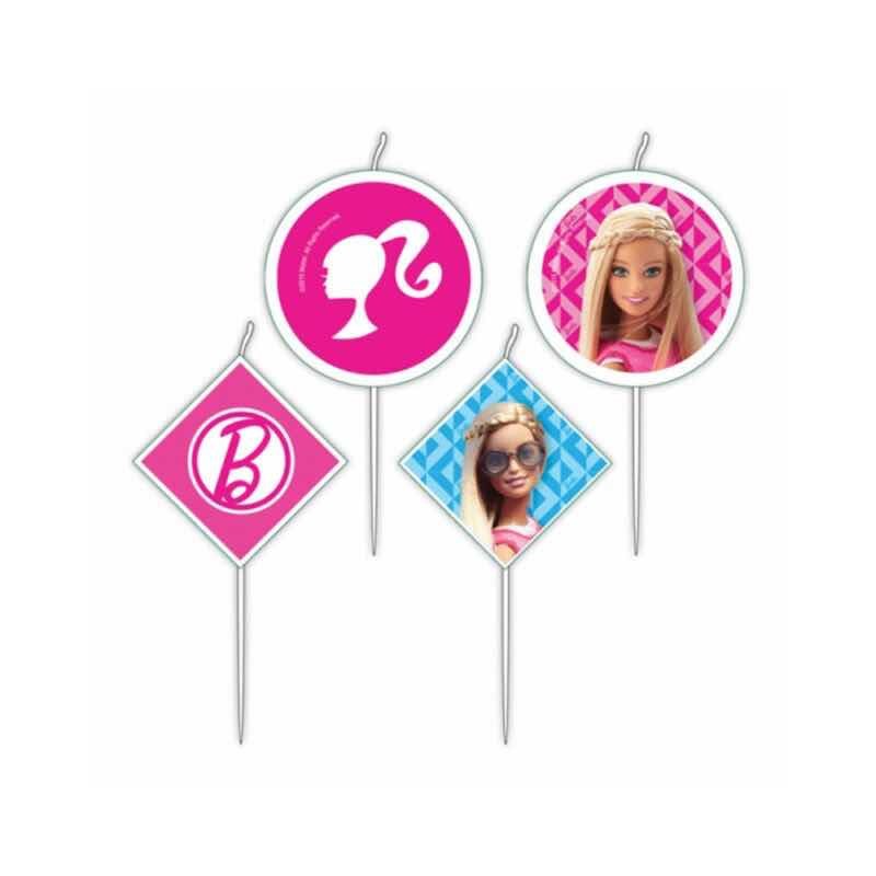 4 BOUGIES MINI - BARBIE