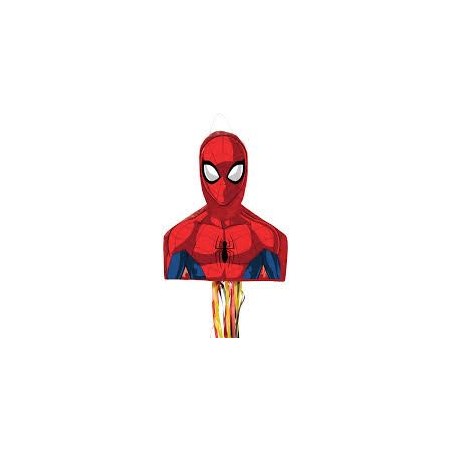 PINATA A FICELLES SPIDERMAN EN PAPIER ET PLASTIQUE 35 5 X 46 X 13 5 CM