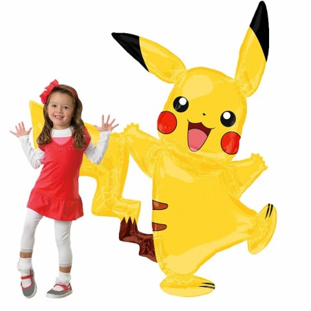 AIRWALKER PIKACHU BALLON ALUMINIUM P93 EMBALLE 132 CM X 139 CM