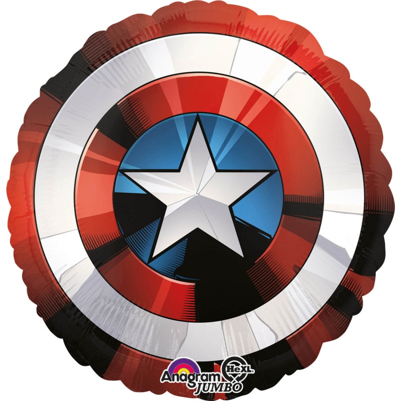 BALLON FOIL JUMBO AVENGERS SHIELD P38 - 71 X 71 CM - PACK