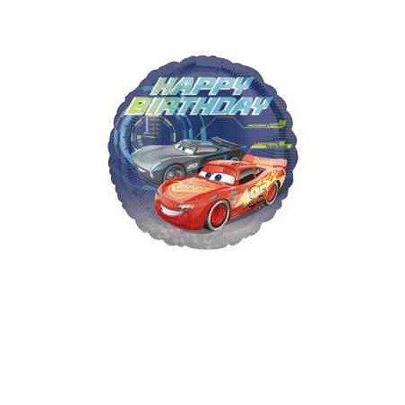 BALLON HELIUM HAPPY BIRTHDAY 43CM - CARS