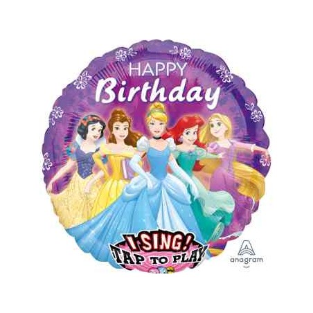 BALLON SING HELIUM 71CM - DISNEY PRINCESSES