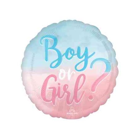 BALLON HELIUM 43CM - BOY OR GIRL