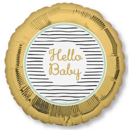 BALLON HELIUM 43CM - HELLO BABY