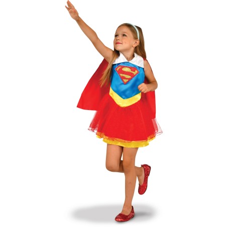 ROBE TUTU SUPERGIRL PLUS SERRE-TETE 5-6 ANS