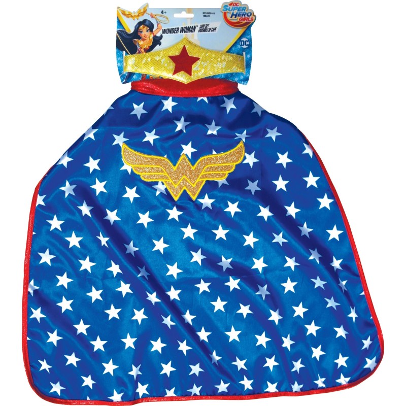 CAPE PLUS TIARE WONDER WOMAN