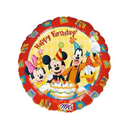 BALLON HELIUM HAPPY BIRTHDAY 43CM - MICKEY MOUSE