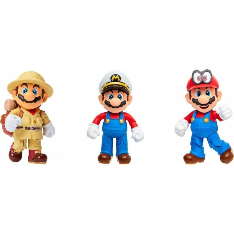 SUPER MARIO ODYSSEY PACK DE 3 FIGURINES 10 CM