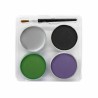 AQUA KIT SORCIERE 4 X FACE PAINT 3 5 G - 1 PINCEAU