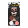 AQUA KIT DAY OF THE DEAD 4 X FACE PAINT 3 5 G - 1 PINCEAU