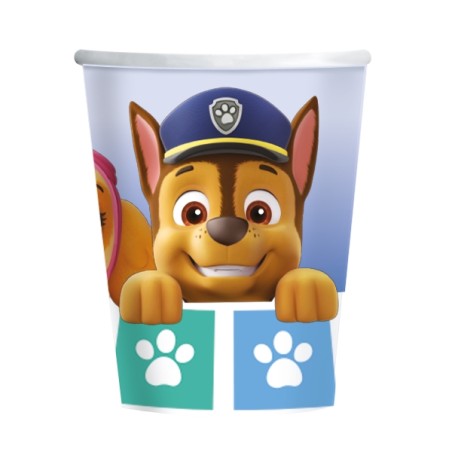 8 GOBELETS PAW PATROL 2022 PAPIER 250 ML