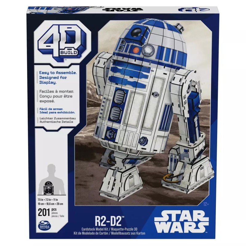 R2-D2 STAR WARS 4D BUILD