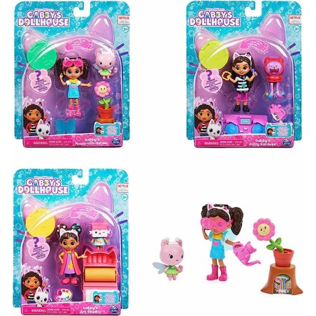 PACK 2 FIGURINES ET ACCESSOIRES GABBY ET LA MAISON MAGIQUE ASSORT