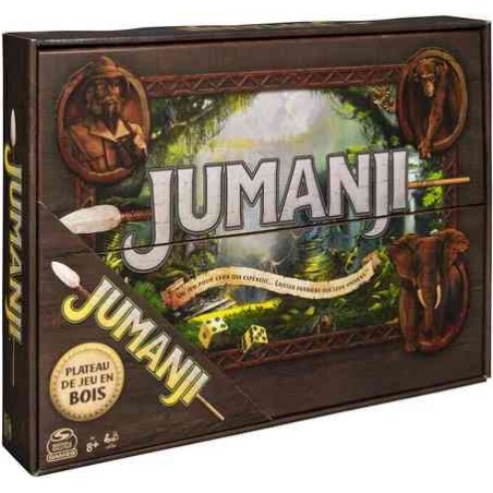 JEU JUMANJI PLATEAU BOIS RETRO - NOUVELLE EDITION EGAL CATA NOEL