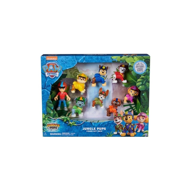 MULTIPACK FIGURINES JUNGLE PUPS LA PAT PATROUILLE