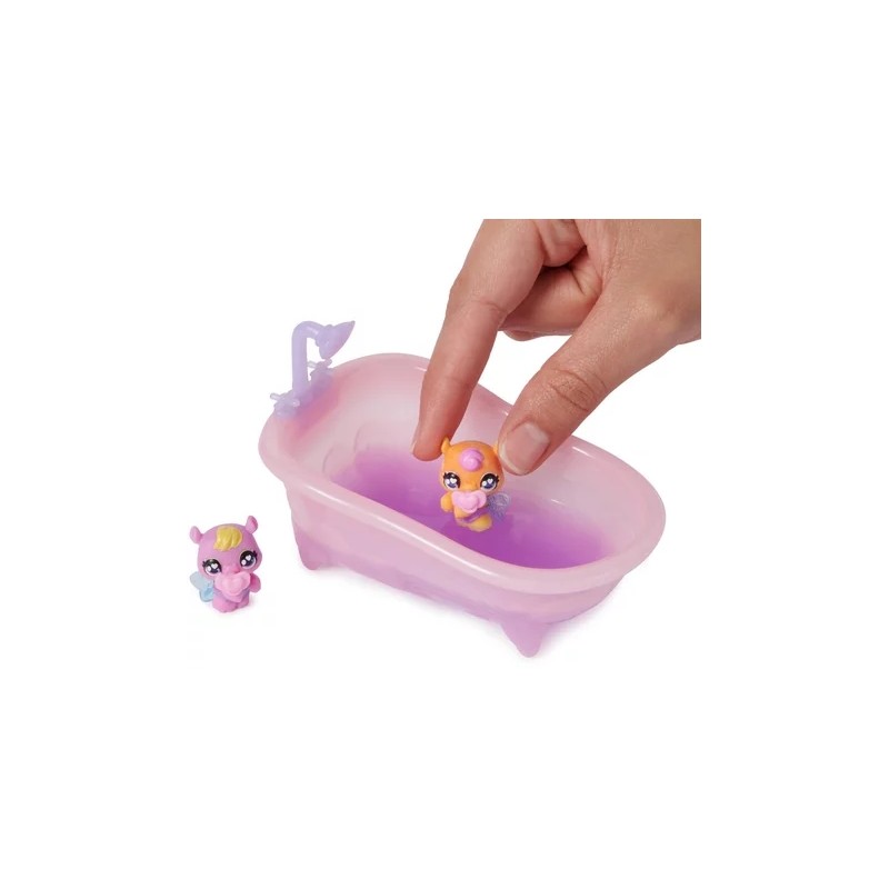 PACK DE 2 HATCHIMALS PLUS DOUCHE COLOR CHANGE