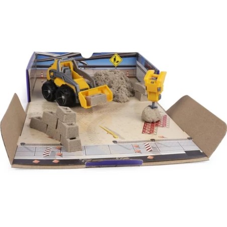 COFFRET CHANTIER CREUSER ET DEMOLIR 454 G KINETIC SAND