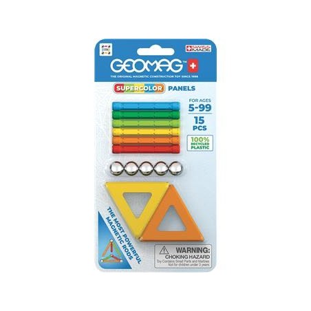 GEOMAG - ECOFRIENDLY 15 PCS PANELS SUPERCOLOR