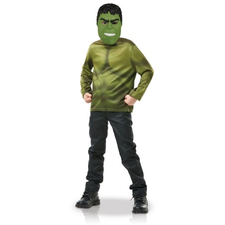 TOP CLASSIQUE HULK PLUS MASQUE - TAILLE UNIQUE 5-8 ANS