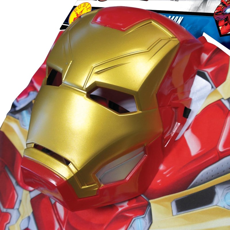 TOP CLASSIQUE IRON MAN PLUS MASQUE - TAILLE UNIQUE 5-8 ANS